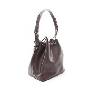Louis Vuitton Leather Shoulder Bag Brown Epi Mocha